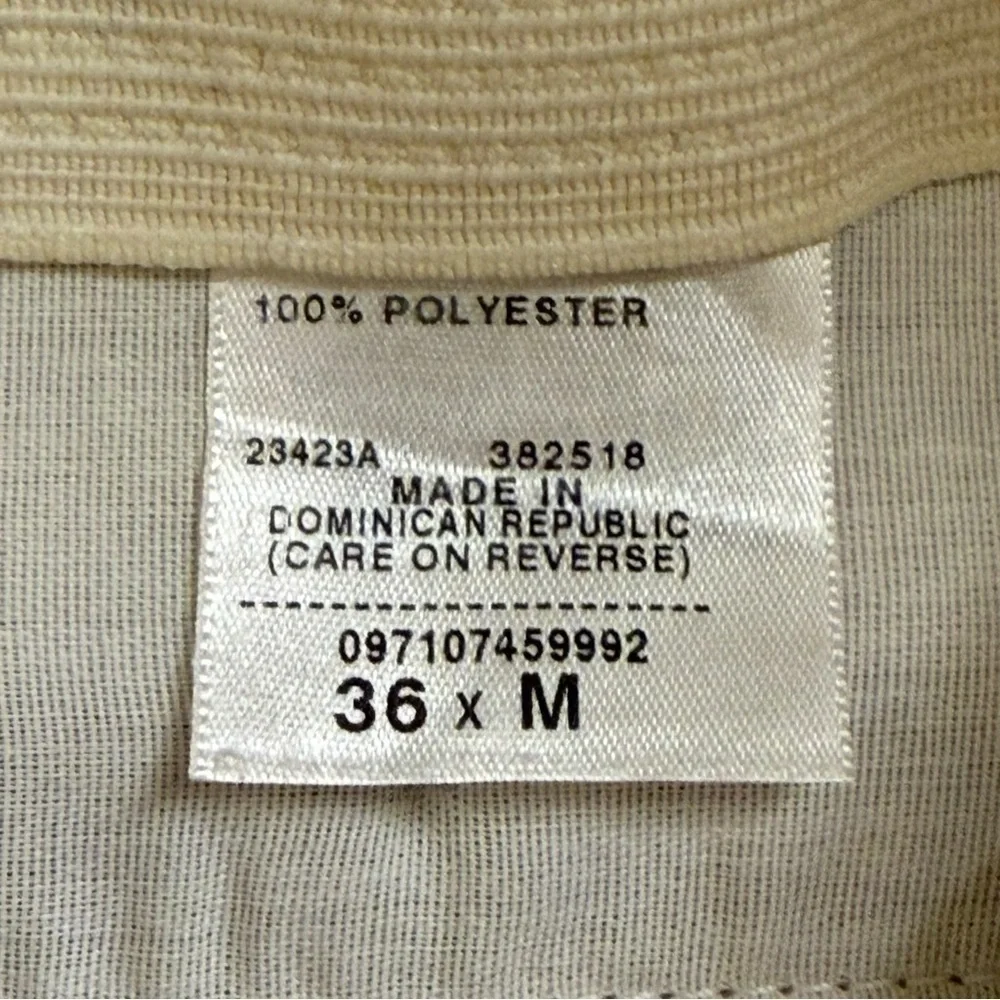 Botany 500 Men’s Dress Pants Slacks Size 36 M Tan Flat Front 4 Pocket Poly